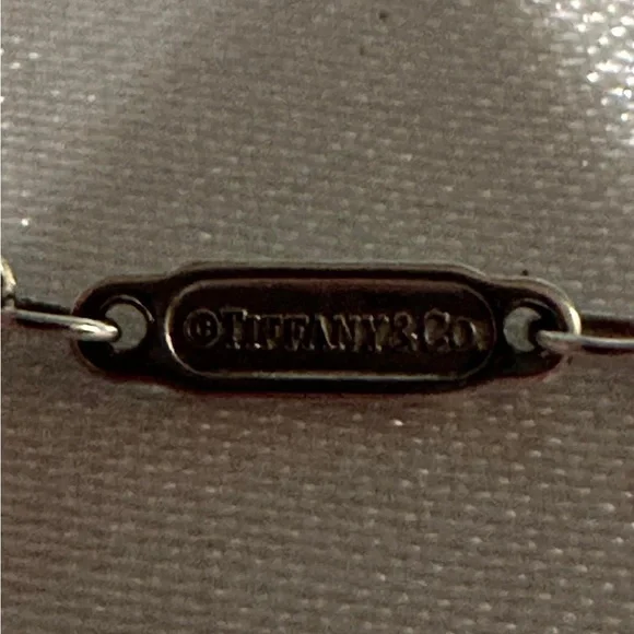 Tiffany & Co 30” long mixed bead chain